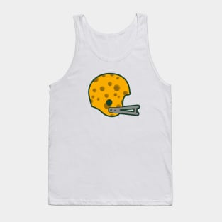 Retro Wisconsin Cheese Helmet - white Tank Top